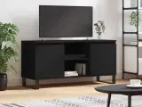 Tv-bord 104x35x50 cm konstrueret træ sort