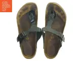 Birkenstock Sorte sandaler med strop og korksål (str. 41 ) - 4