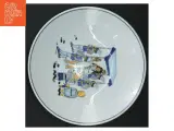 Porcelæn tallerken med motiv fra Kahla (str. Ø. 19 cm) - 3