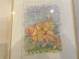 Lise Færch litografi