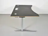 Duba b8 hæve-/sænkebord med sort linoleum og mavebue, 200 cm. - 4