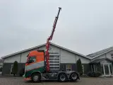 Volvo FH 500 6x4 med tandemløft og aftagelig HMF 1150 kran+ 2 strengs hydraulik - 5