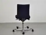 Häg h05 5200 kontorstol med sort/blå polster og grå stel - 3