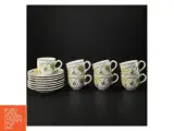 Kaffekopper med blomsterdekoration fra Villeroy & Boch (str. Ø. 13,5 cm. h 6 cm ø. 7 cm) - 2