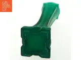 Grøn glasvase (str. 25x5,5 cm) - 4