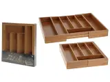Excellent Houseware udvidelig bestikbakke bambus