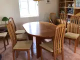 Findahl bord og 8 stole