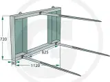 Granit Ballespyd med 3 tænder - 2