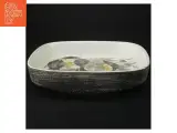 Vintage sort og hvid keramikfad 964-3774 fra Royal Copenhagen (str. 21,5 cm) - 3