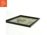 Indrammet dekorationstryk med fugl og blomster fra Fuglebillede (str. 33 x 33 cm) - 4