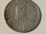 5 Francs 1937 B Switzerland - 2