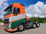 Volvo FH 500 6x4 med tandemløft og aftagelig HMF 1150 kran+ 2 strengs hydraulik - 5