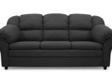 CHALTON 3 PERS. SOFA, SORT, AURA 18, SORT