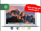 13" Apple MacBook Air - Intel i5 5250U 1,6GHz 256GB SSD 4GB (Early-2015) - Dansk tastaturlayout - Grade B - bærbar computer