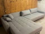 Lido Chaiselongsofa i lysegrå, venstrevendt.