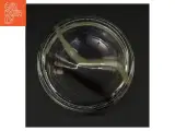 Glasskål med sort og hvid stribe (str. 15 x 6 komma 5 cm) - 3