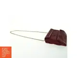 Rød skuldertaske med kæde (str. 25x14 cm) - 2