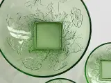 Lysegrøn serveringsskål m sommermotiv - 3