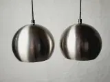 ⭐️- 2 stk Ball pendler i Børstet Stål - 4