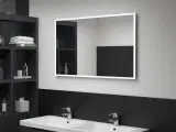 Vægspejl med LED til badeværelset 100 x 60 cm