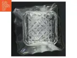 Glaskaraffel med låg (str. 9x9x24 cm) - 2