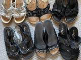 6 par dame sandaler/sko