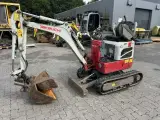 Takeuchi TB210R - Minigraver / Tiltman og 2 skolve  - 2