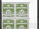 Danmark - L016 - Postfrisk øvre marginalblok