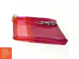 Pink taskepung i plast (str. 20 x 13 cm) - 2