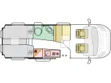 2021 - Adria Twin Supreme 640 SLB   Automatgear og enkeltsenge - 5