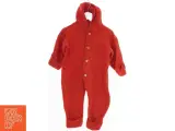 Rød fleece heldragt med hætte fra Engel (str. 80) - 2