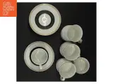 Eksklusivt mocca porcelæns kopper og underkopper (str. Diameter 12 cm kop 6 x 6 og en halv cm) - 4
