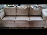 Rød - Brun Sofa
