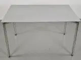 Konferencebord med grå plade og ben i krom - 4