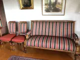 Sofa og 2stole