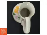 Keramikkande med blomstermotiv (str. K. 23 cm. ø. 13 cm) - 3