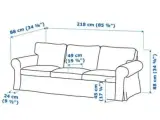 Ikea sofa 3 pers. 1 1/2 år gammel