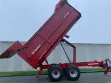 Tinaz 18 tons bagtipvogne med skydepresenning - 3