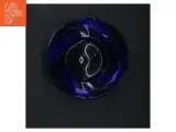 Blå glasskål med mønster (str. 10x16 cm) - 2