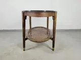 ⭐️- Vintage sofabord i glas og træ - 2