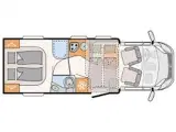 2021 - Dethleffs Pulse T 7051 EB Classic Aut. gear   Face2face gruppe, queensbed, automatgear m.m. - 5