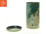 Børnenes Bryllup- Gammel fransk metal kagedåse (str. 20 x 11 cm) - 2