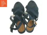 Blå kilehælsandaler fra Tommy Hilfiger (str. 37) - 2