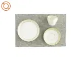 Stel med kop, underkop og tallerken fra Kjøbenhavns porcelains maleri - 2