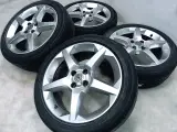 4x100 17" ET44 nav 56,6ø Opel sommersæt - 2