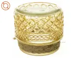 Dekorativ gylden glas vase (str. 10 x 11 cm) - 3