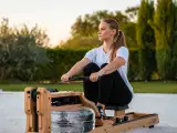 Water Rower Romaskine i massiv egetræ - 2