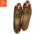 Brune pumps med sløjfe fra Via Montenapoleone (str. 39,5) - 5