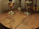 3 fine petroleums lamper i messing 