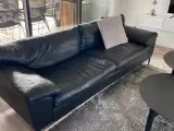 2 stk Ægte læder sofa 3 personer  pæn dom ny  - 2